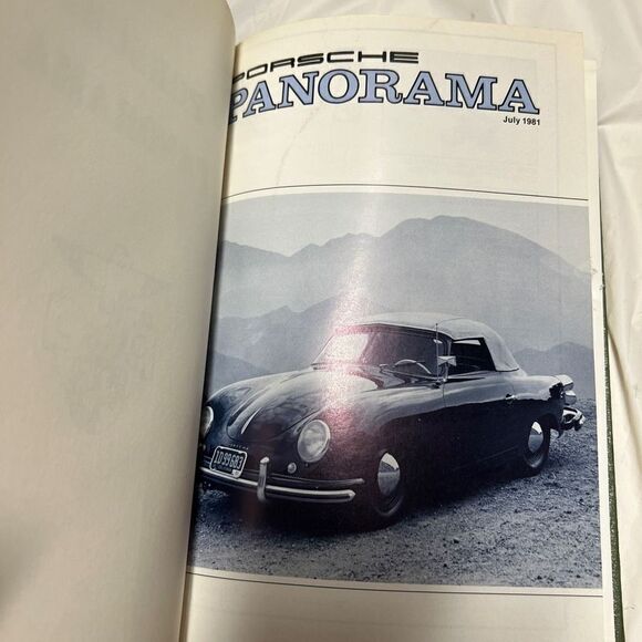 Porsche Panoramic Hardcover Bounded Magazines Vintage 1981 JULY-DEC PCA - Picture 9 of 11